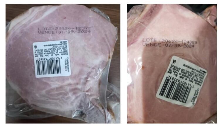 Una chuleta empacada de la marca La granja tiene bacterias que causa problemas intestinales.