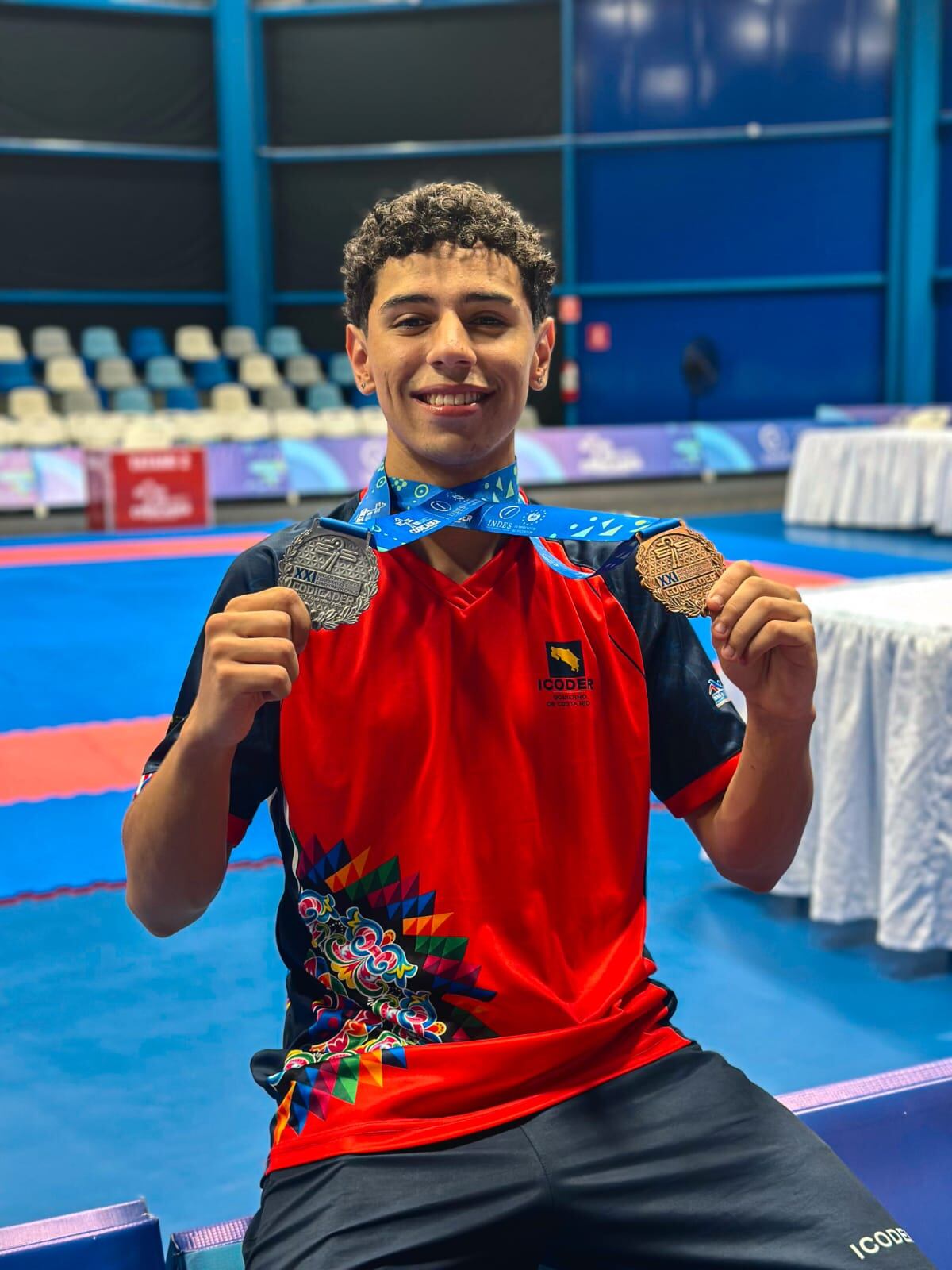 Israel Delgado, karate, alajuela, kumite combate