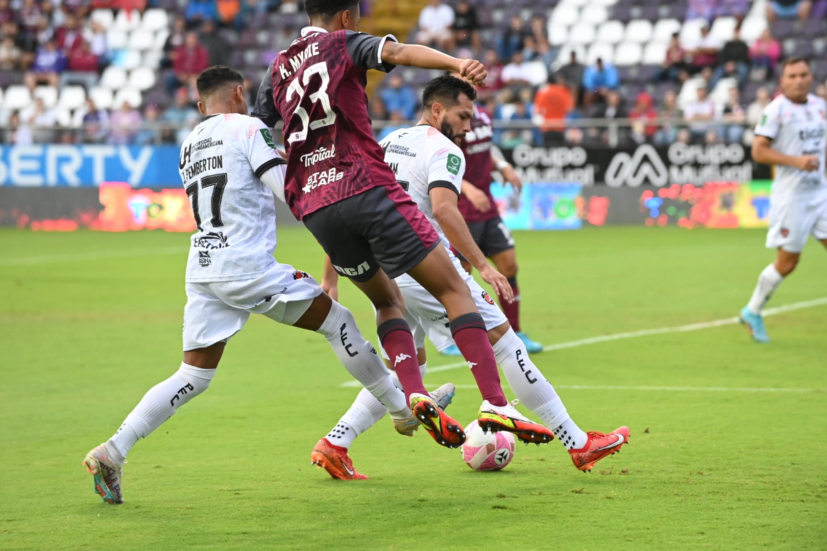 06/10/2024, San José, Tibas, Estadio Ricardo Saprissa, partido de la jornada 14 del torneo de apertura 2024 entre el Deportivo Saprissa y el Puntarenas FC.