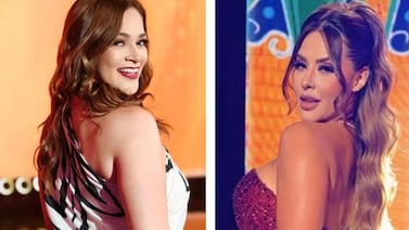 Así fue el enfrentamiento que protagonizaron en canal 7 Gaby Jiménez y Keyla Sánchez