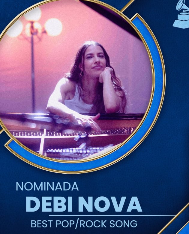La cantante costarricense Debi Nova fue nominada en los Latin Grammy 2025.