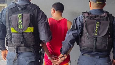 Capturan a sujeto que sería uno de los sicarios más buscados de Limón y mano derecha de Tony Peña Russell