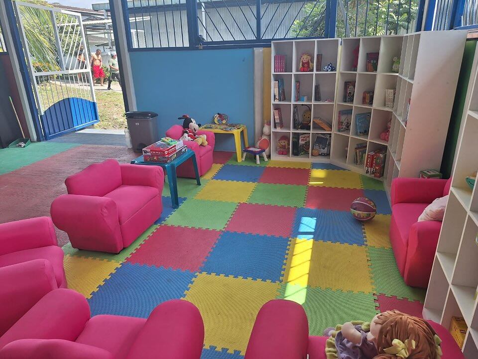 En estos espacios los niños tienen la libertad de jugar y pasar un rato diferente.