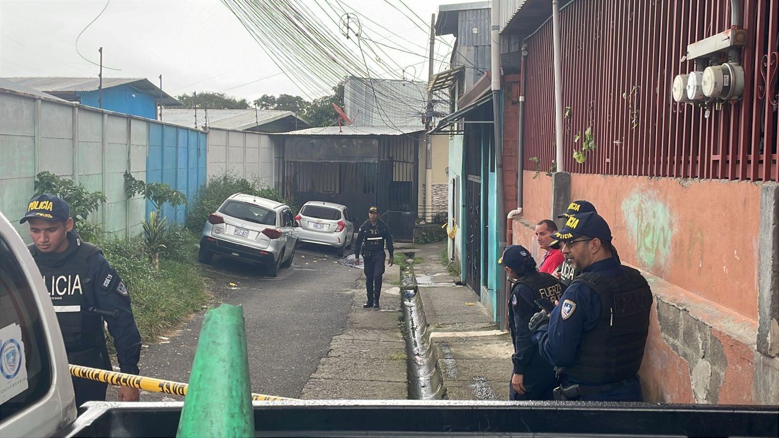 El jovencito fue asesinado de múltiples disparos. Foto Silvia Coto exclusiva para La Teja.