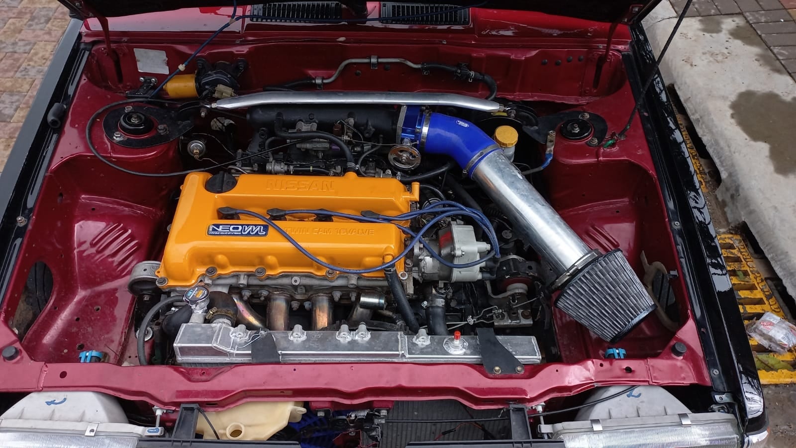 Nissan B12, propiedad de Fabricio Corrales. Cortesía.