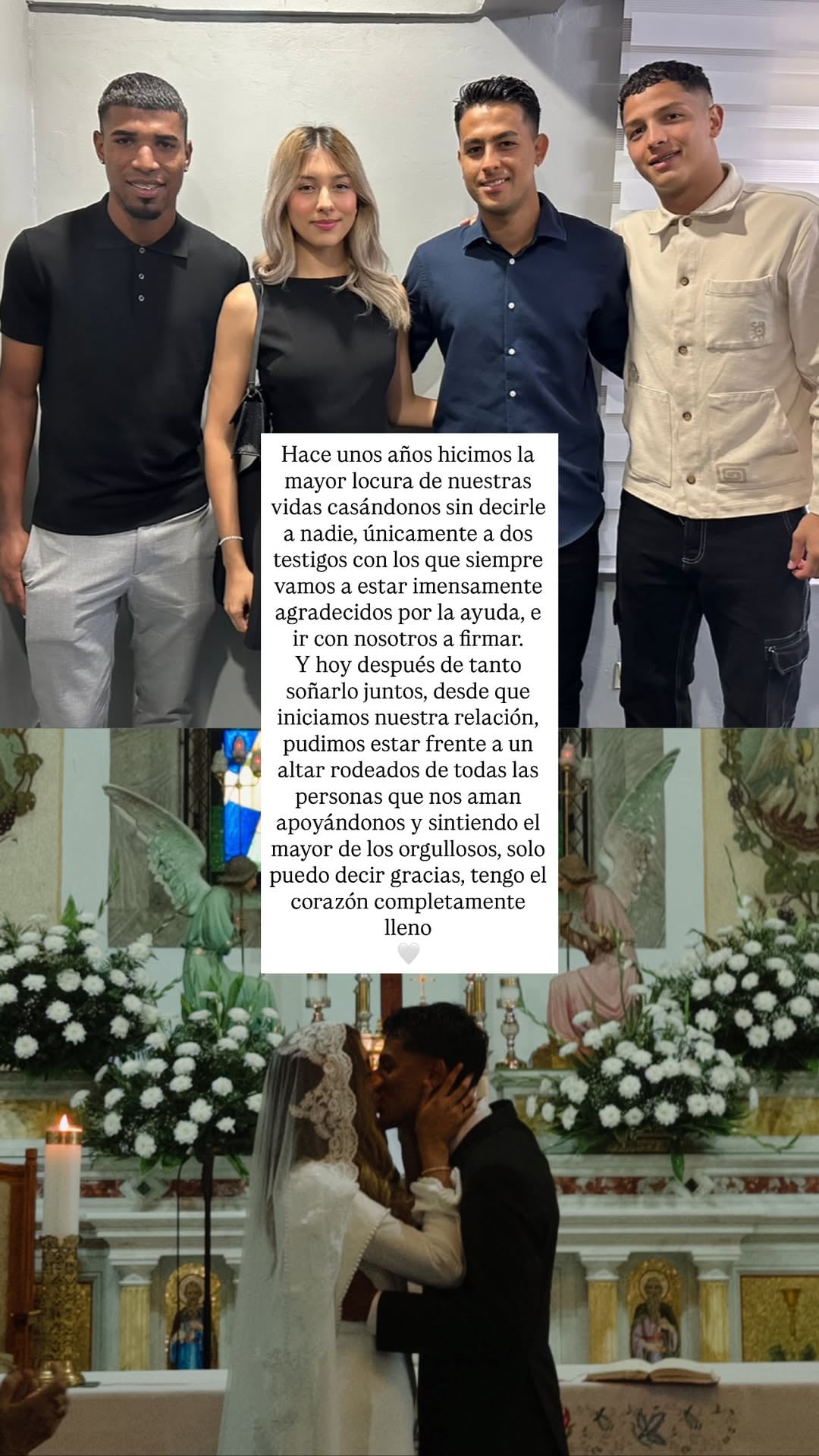 Boda Álvaro Zamora, jugador de la Selección Nacional.