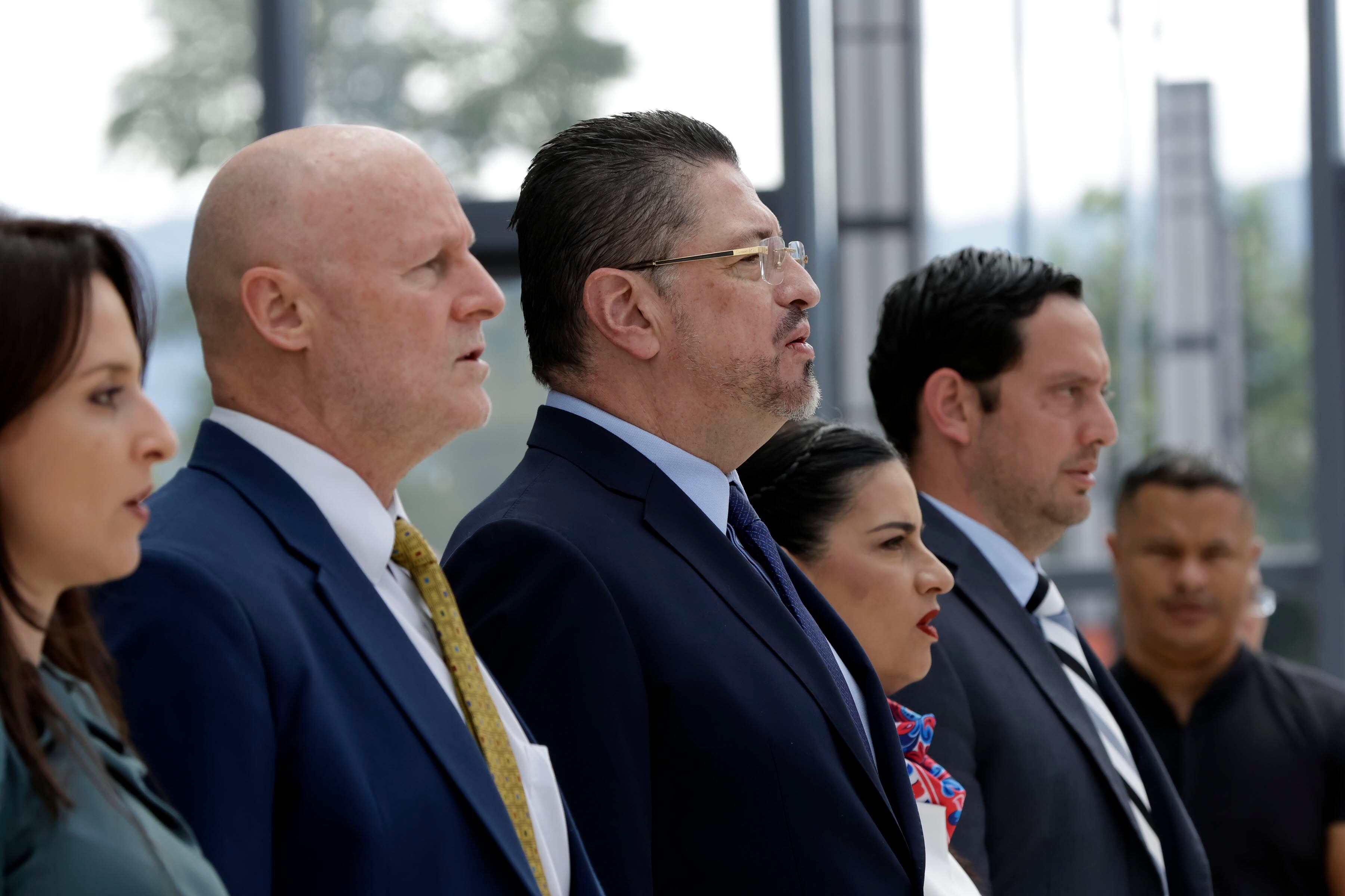 07/11/2023. Estadio Nacional, Parque Metropolitano La Sabana. Hora: 10:00 a.m. Autoridades de Salud presentaron este martes la "Ruta de la Salud", plan que tiene como objetivo primordial atender el problema de las listas de espera en la Caja Costarricense de Seguro Soicial (CCSS). En la foto, el presidente Rodrigo Chaves. Fotos: Mayela López