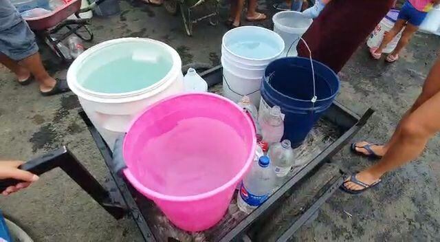 En Muelle de San Carlos no hay agua por culpa del viento