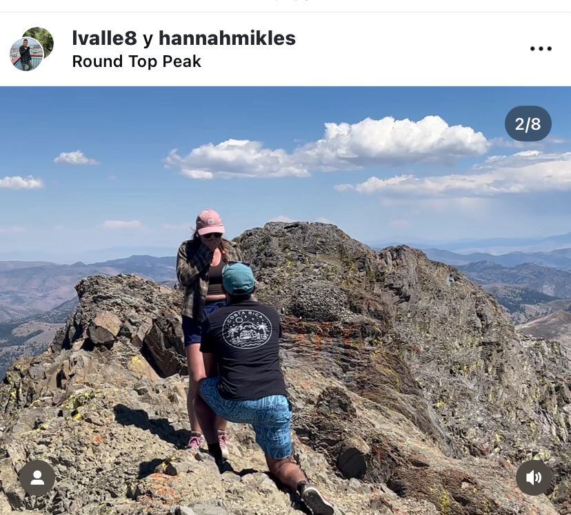 Luis Miguel Valle propuso matrimonio a su novia Hannah Mikles en Estados Unidos.