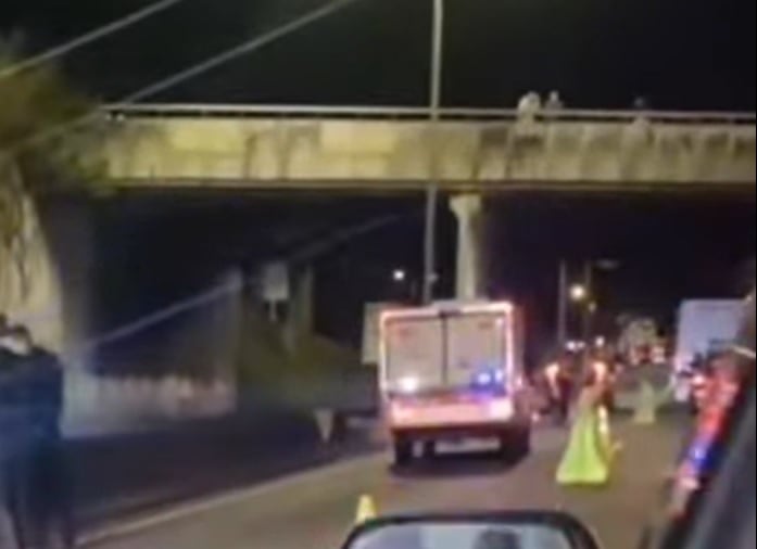 El mortal accidente ocurrió sobre Circunvalación. Foto Facebook Mi Gente.