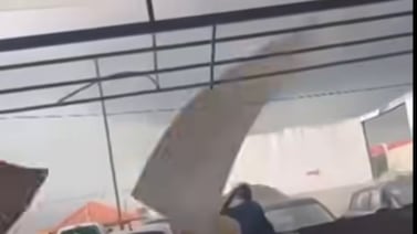 Torbellino provocó pánico en Heredia, vea lo que ocurrió (Videos)
