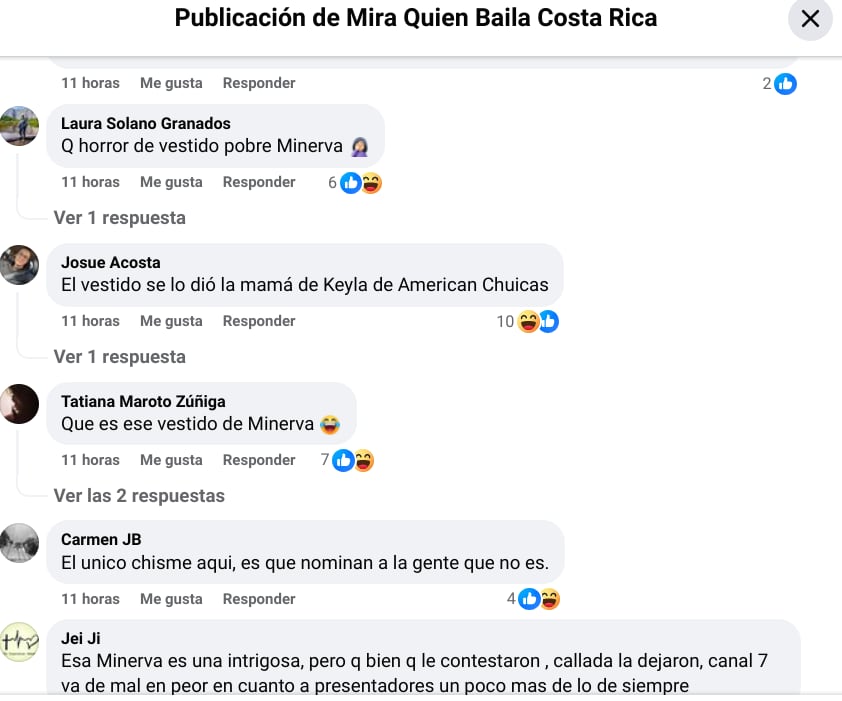 El vestido que usó Minerva Rojas no le gustó a muchos televidentes de Mira quién habla.