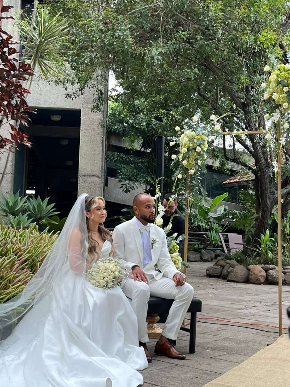 Pablo Arboine se casó el 27 de diciembre, con su pareja Carolina Estribí. Cortesía.