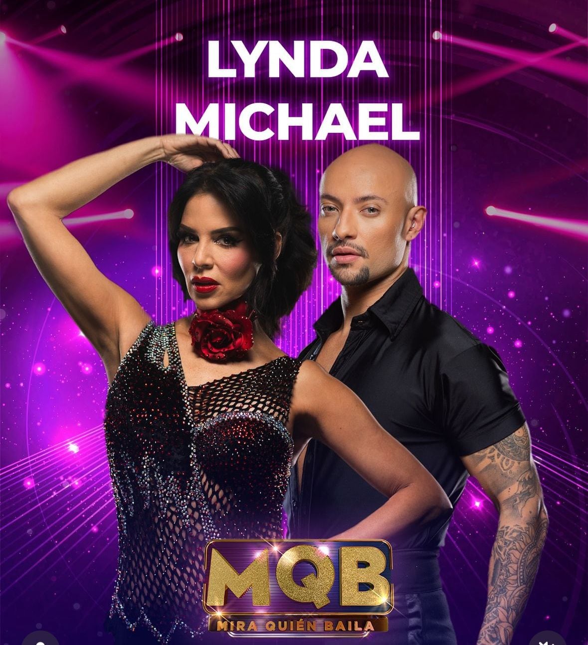 Lynda Díaz y Michael Rubi cambio de pareja Mira quién baila.