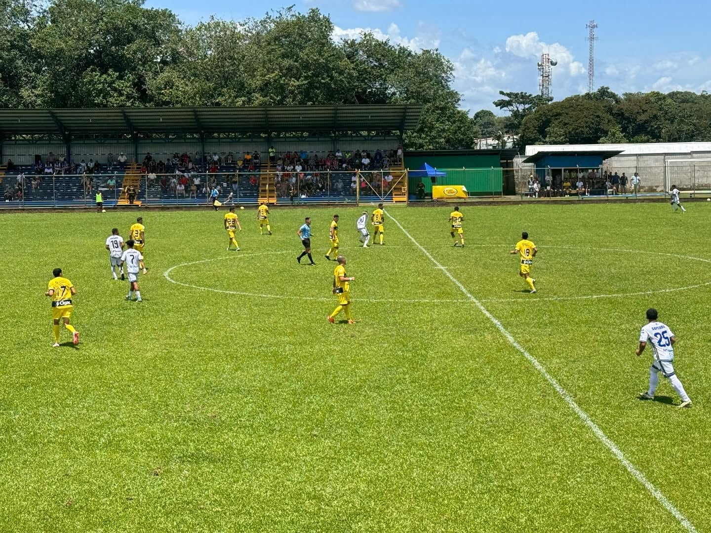 San Carlos FC disputó en 2024 un juego en el Estadio de Pital ante Jicaral, sin embargo este no es el partido señalado.