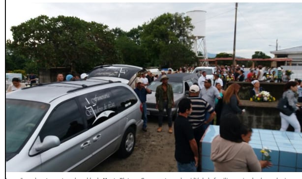 Isaías Bonilla Bonilla, de 81 años, su esposa Paula Romero Romero, de 62 años; sus hijos Walter Bonilla Romero, de 24 años, y Wilbert Bonilla Romero, de 26 años; así como su yerno Carlos Pacheco Quesada, de 21 años.
