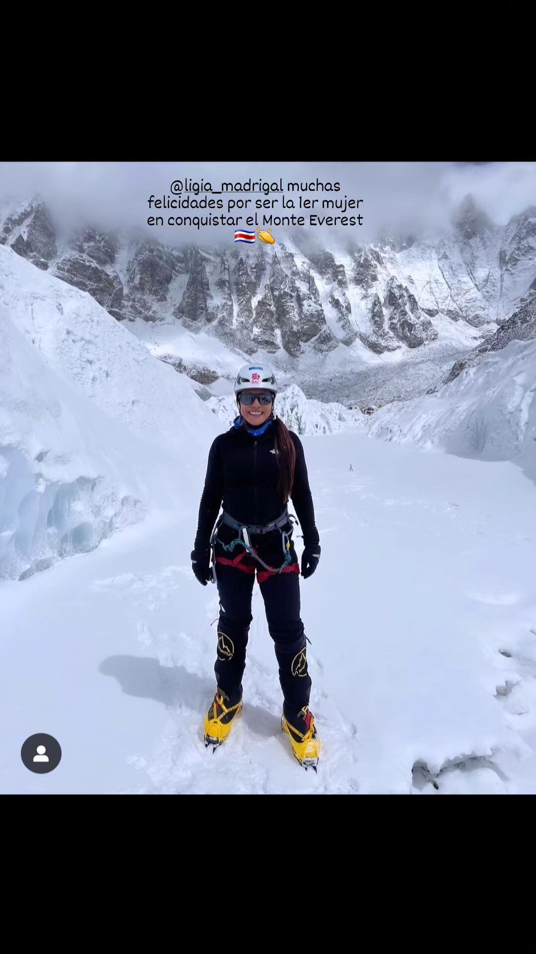Christian Bolaños en cuestión de minutos felicitó a Ligia Madrigal en sus redes sociales. Foto: Instagram.