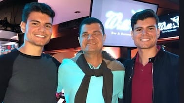 Papá de los gemelos Castillo debutó en la televisión costarricense