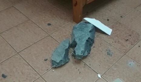 Explosión de dinamita en Carrillo. Foto cortesía Guana Noticias.