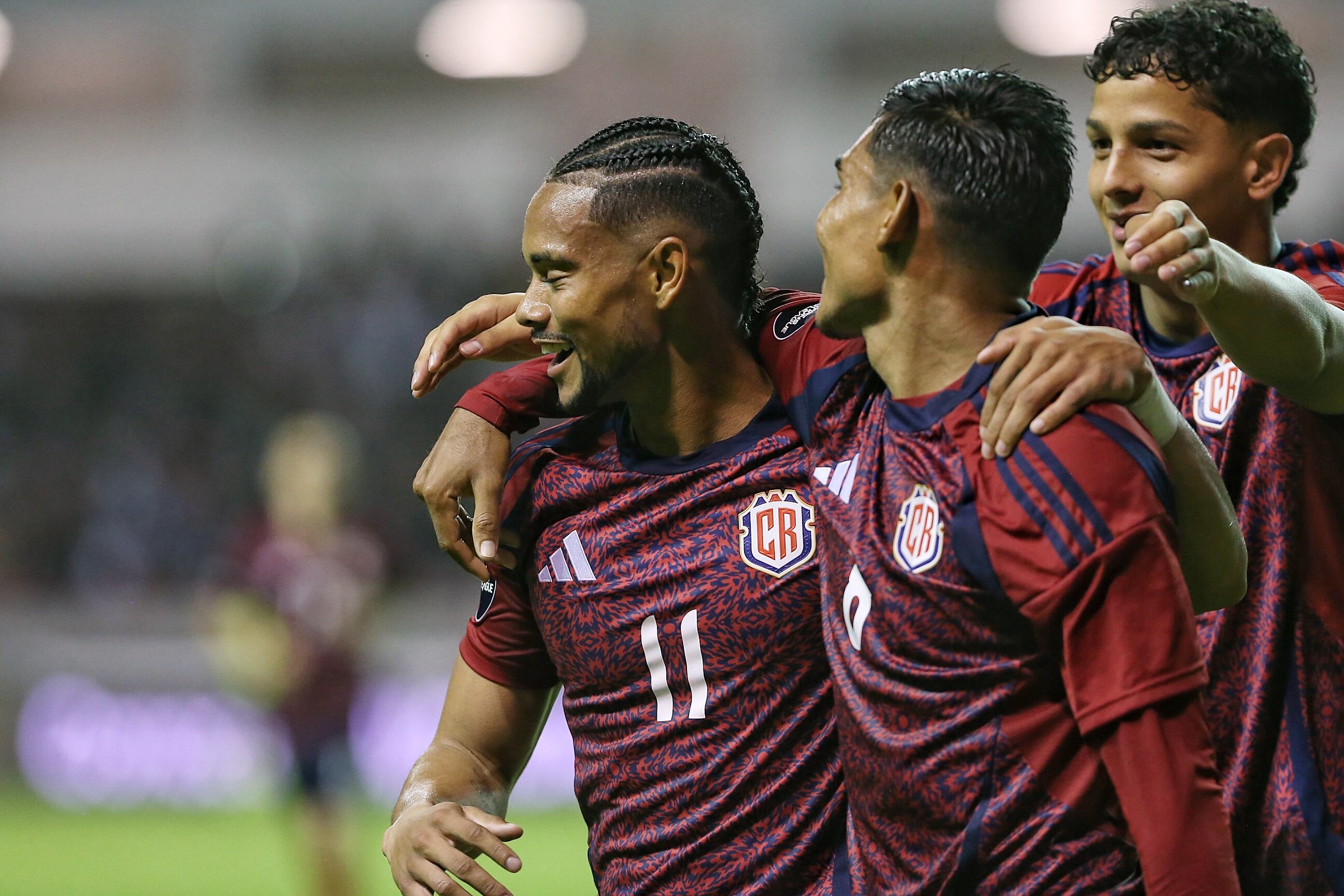 05/09/2024/  Juego entre la selección nacional de Costa Rica vs Guadalupe por la Nations League 2024 de CONCACAF en el estadio Nacional / Foto John Durán