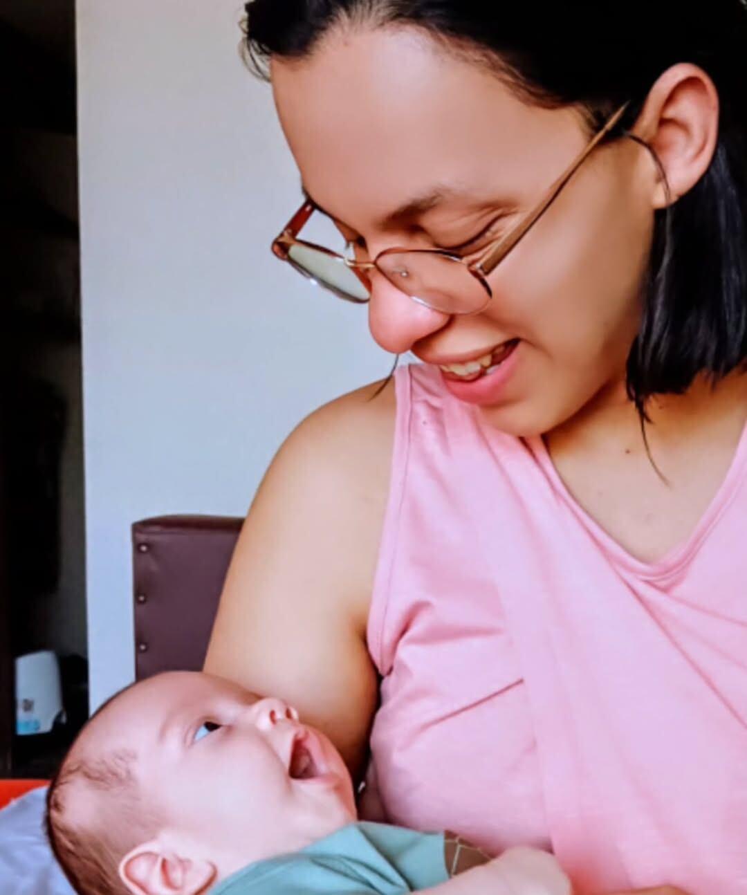 Sofía Guillén y su hijo Camilo