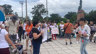 Grupo de personas hizo una marcha en San José a favor de los animales