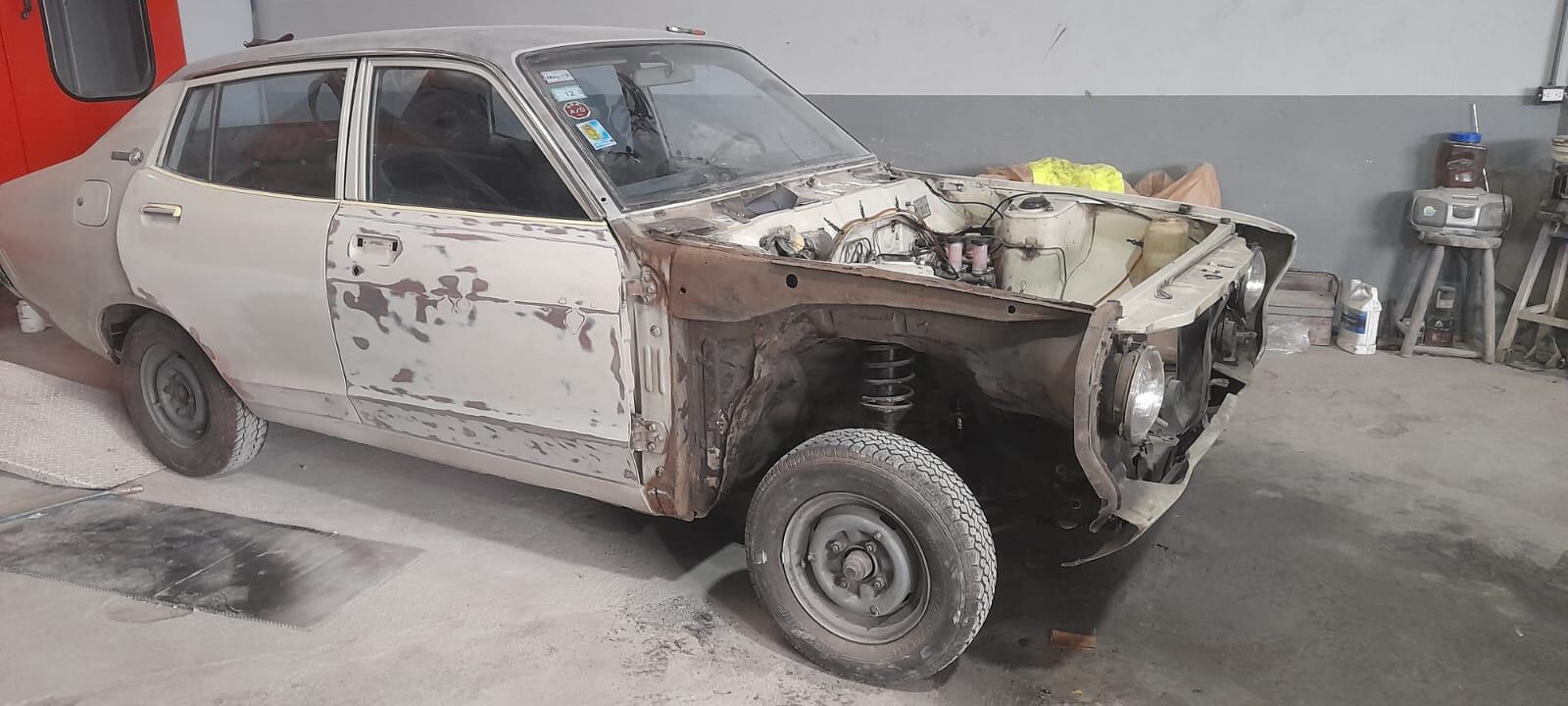 Luis Poveda, chuzo de la semana, Datsun 120Y, 1976