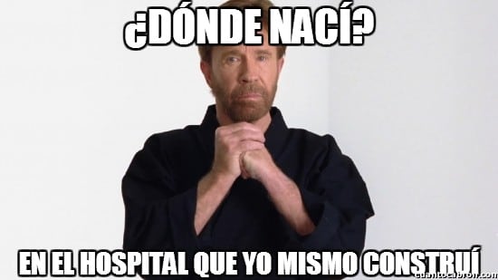 Chuck Norris se convirtió en leyenda gracias a memes virales.