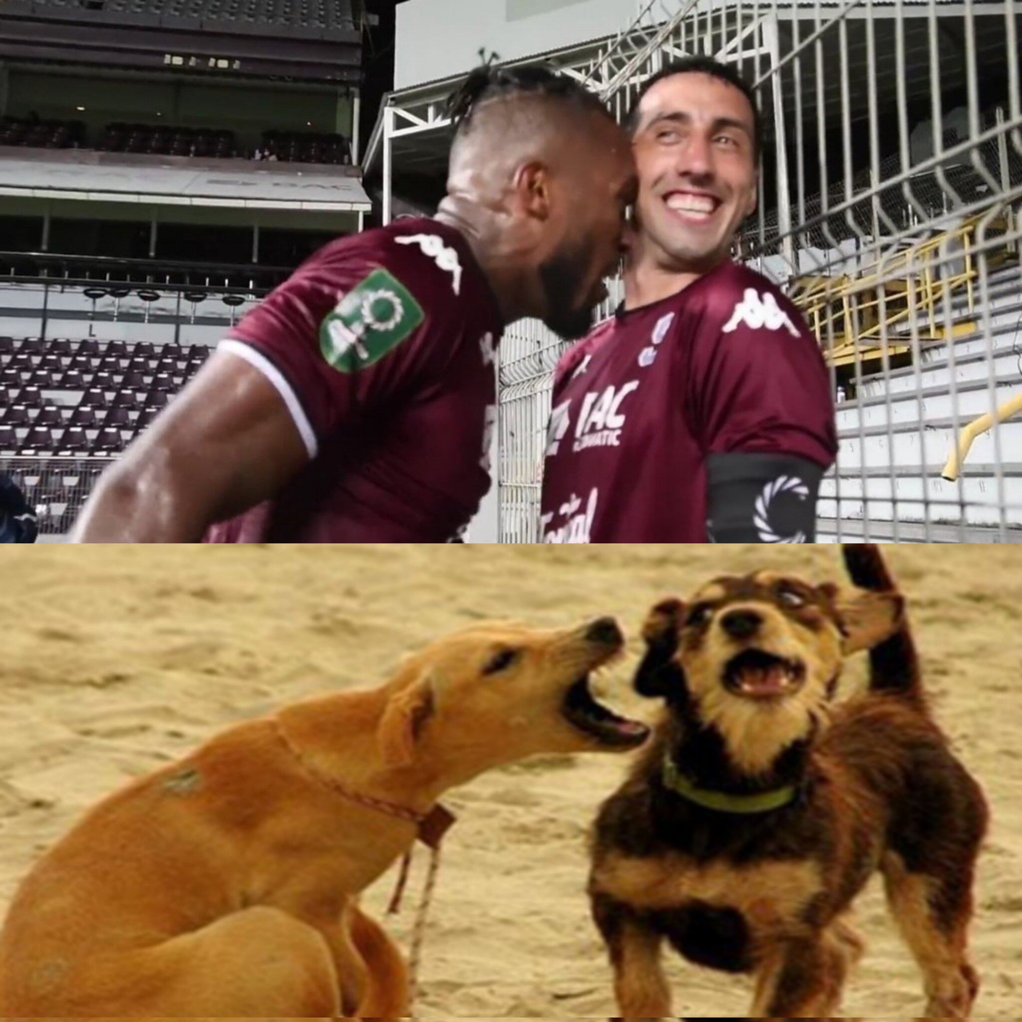 Memes de la forma de celebrar de Kendall Waston. Twitter.