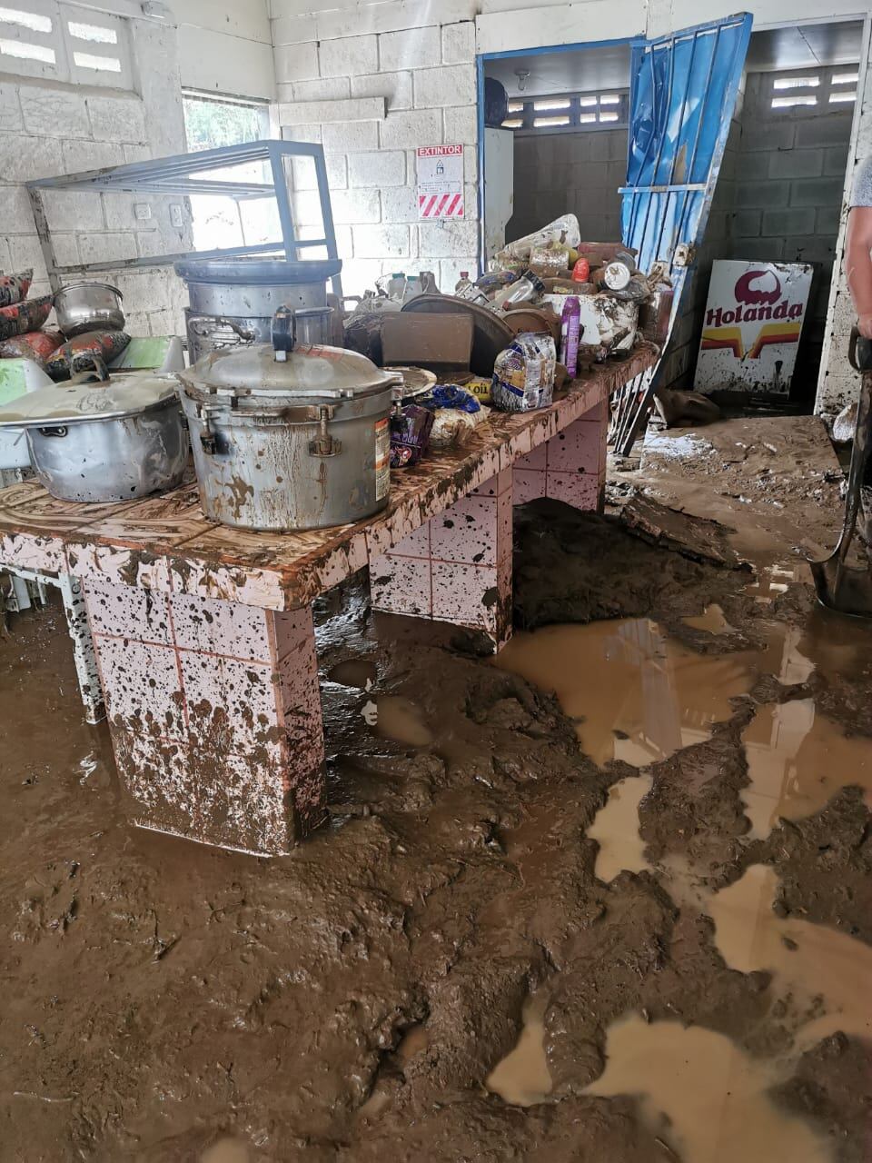 Inundación en Purisil de Orotí. Foto cortesía.