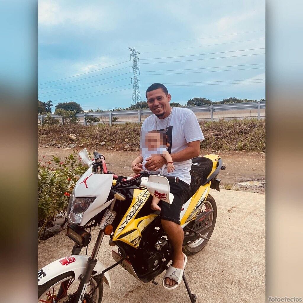 Un papá y abuelo entregado: así era Isaías León González, de 44 años, el hombre que unos delincuentes atacaron de muerte para robarle la moto. Foto: Tomada de FB