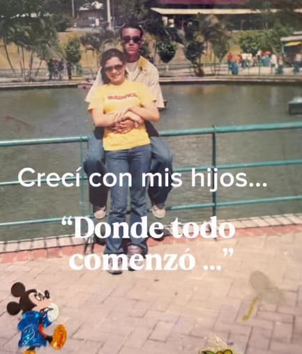 Jazmín Salas y su esposo Christian Bolaños, junto a sus hijos Alisson y Cristiano.