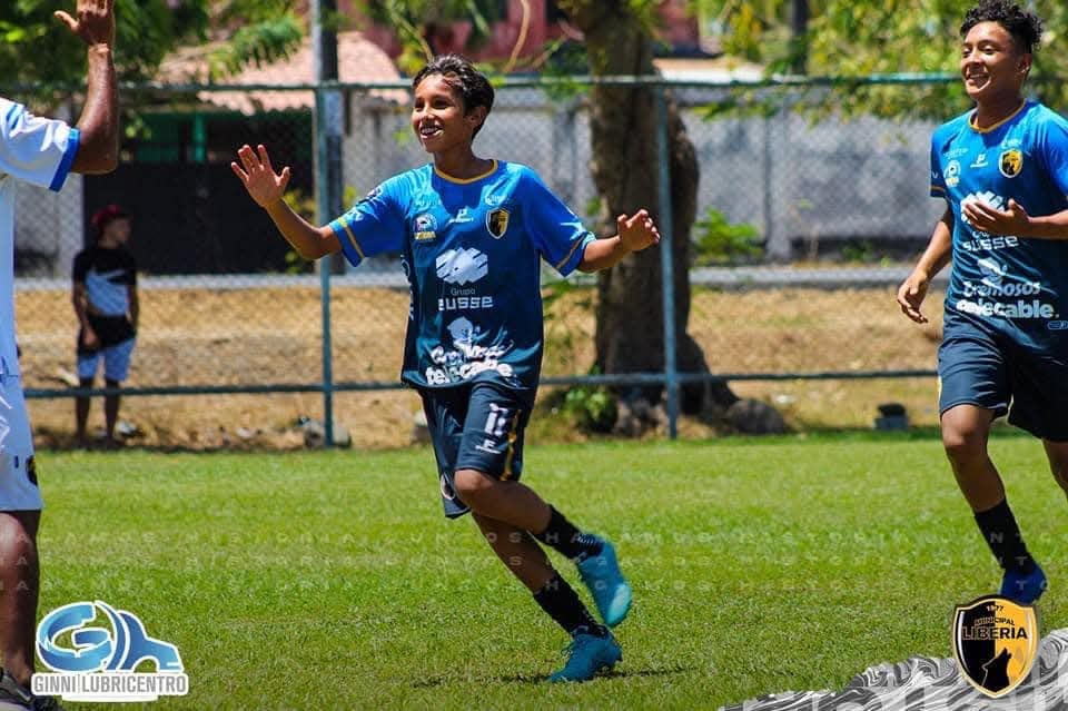 Paúl González, jugador del Municipal Liberia que debutó con gol. Prensa Liberia.