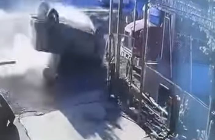 Una joven se salvó de milagro en Cañas