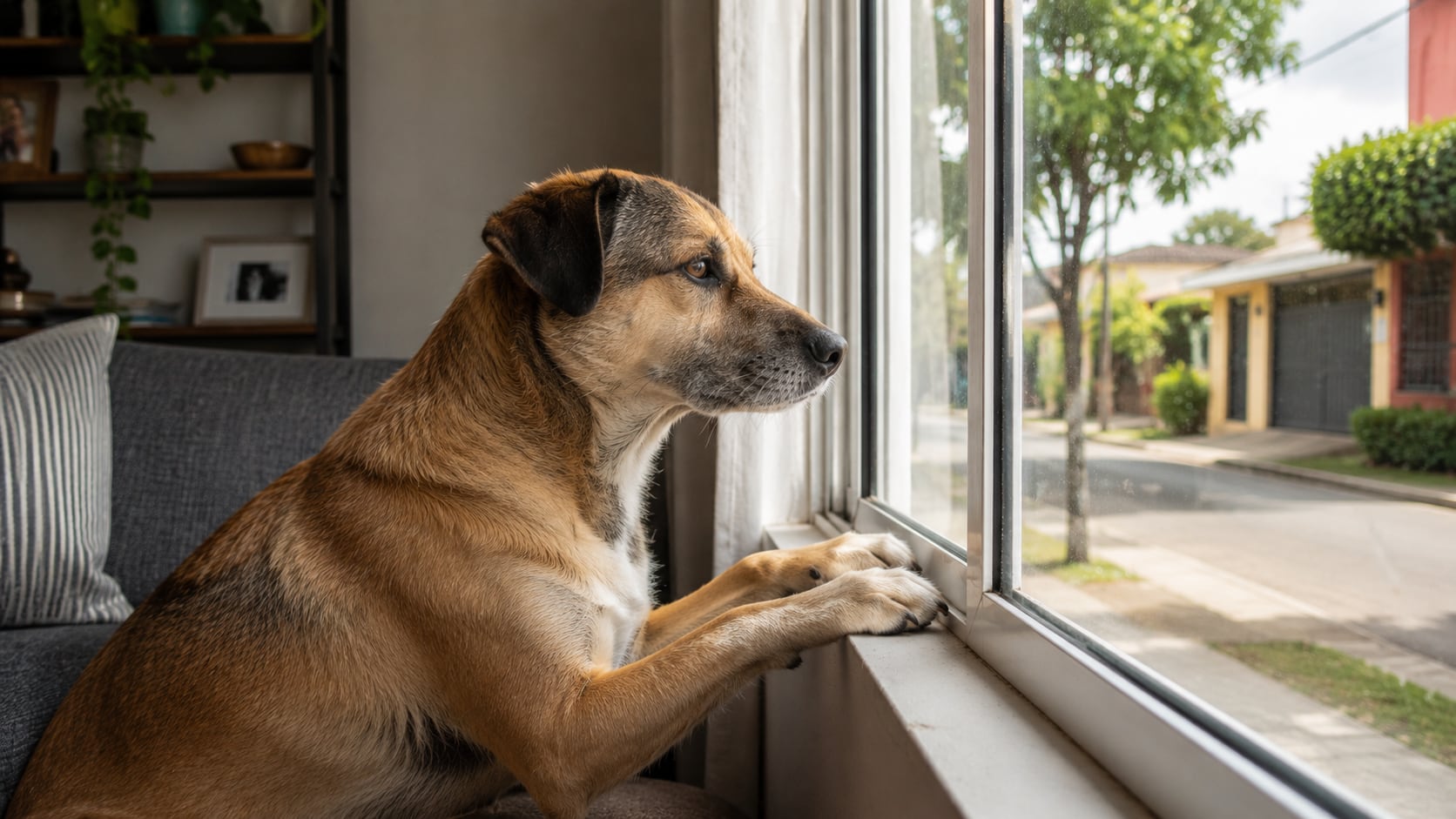 Veterinarios alertan que dejar solo a un perro durante muchas horas puede provocar ansiedad, estrés y problemas de conducta. Fuente de estilo consultada: