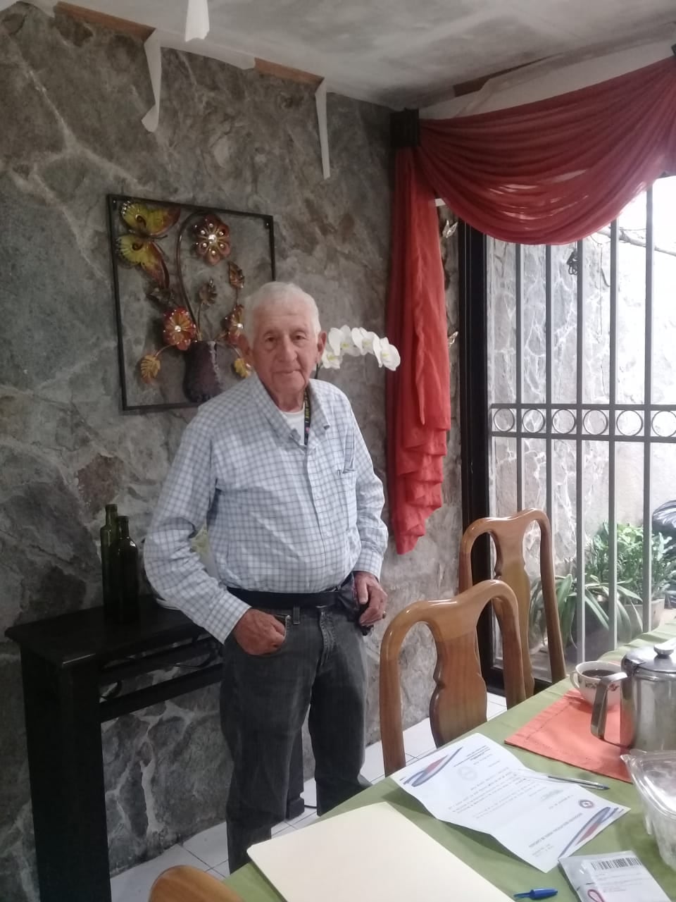 Carlos Chacón fue uno de los combatientes de la Guerra Civil del 48.