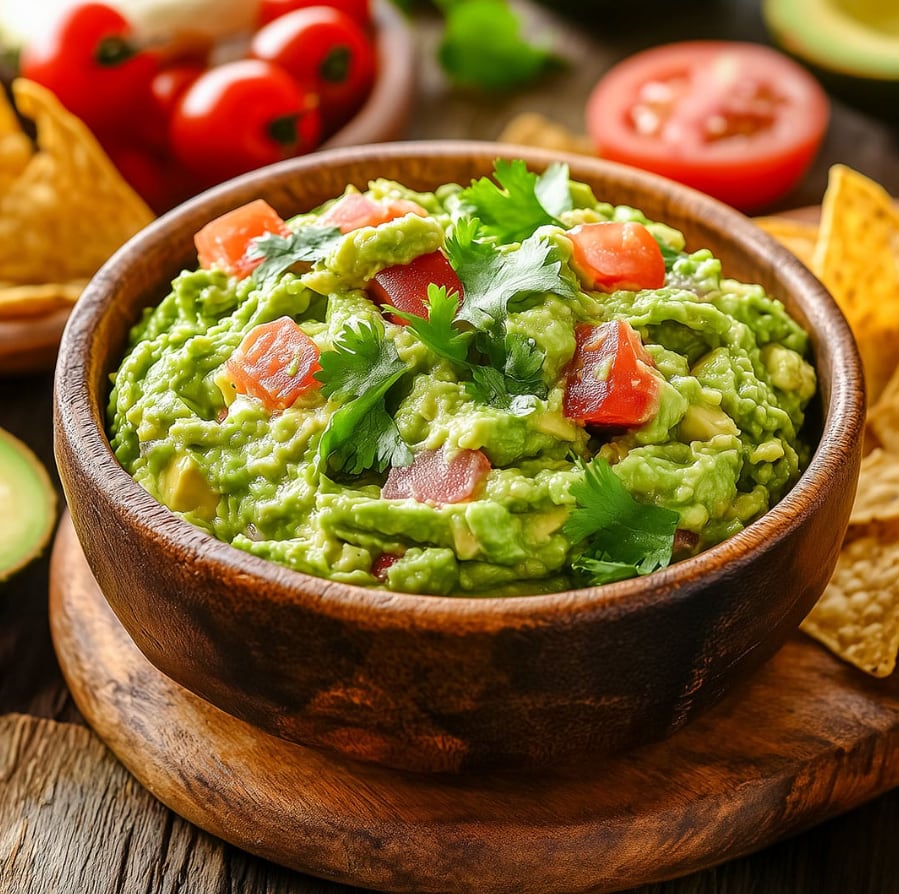 El guacamole es uno de los productos más consumidos durante el Super Bowl. Foto tomada de Food and Travel.