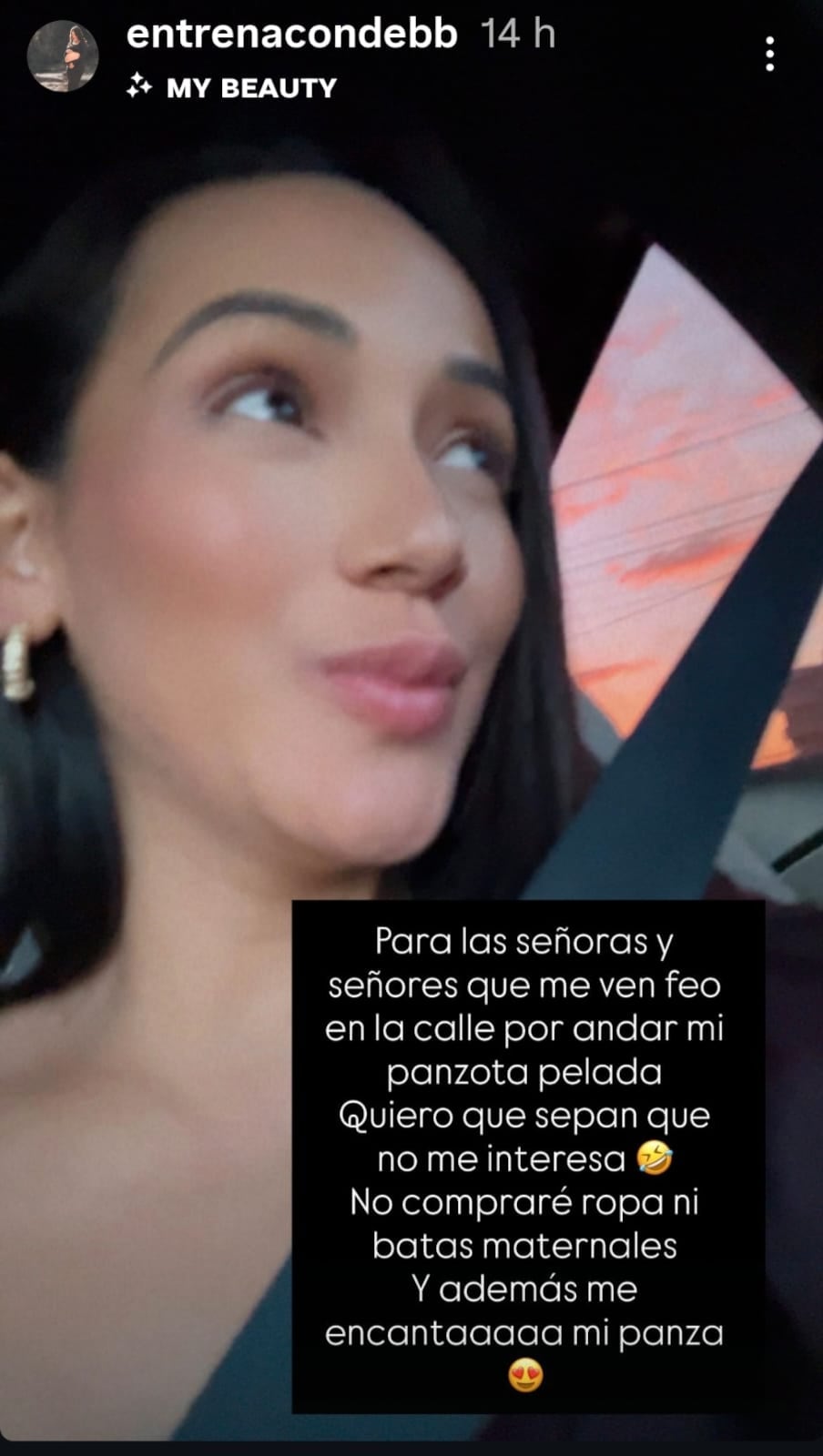 Debbie Soto, entrenadora personal, está a pocos días de tener a su hija Isabella en brazos.
