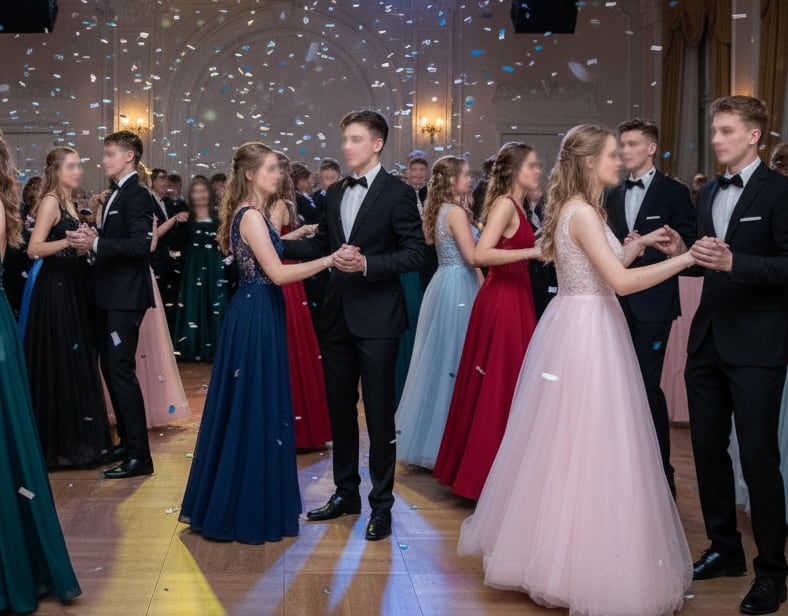 Los estudiantes han llorado muchísimo porque ahorita no hay ninguna solución para poder ir al baile de graduación. Foto: IA Gemini