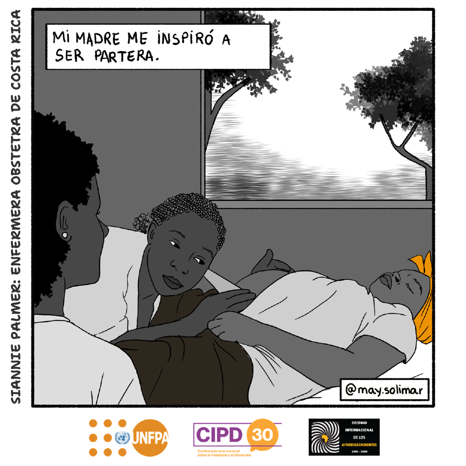 Una enfermera limonense ayuda a los demás, tiene traje y “superpoderes”, por eso le hicieron su propio comic como lo tiene cualquier superhéroe. Siannie Palmer, enfermera afrodescendiente de Sixaola, cantón de Talamanca.