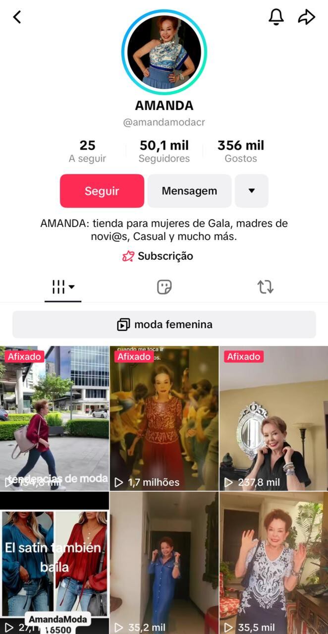 Amanda Moncada revela cómo llegó a TikTok: “Creo que soy la abuelita tiktokera”