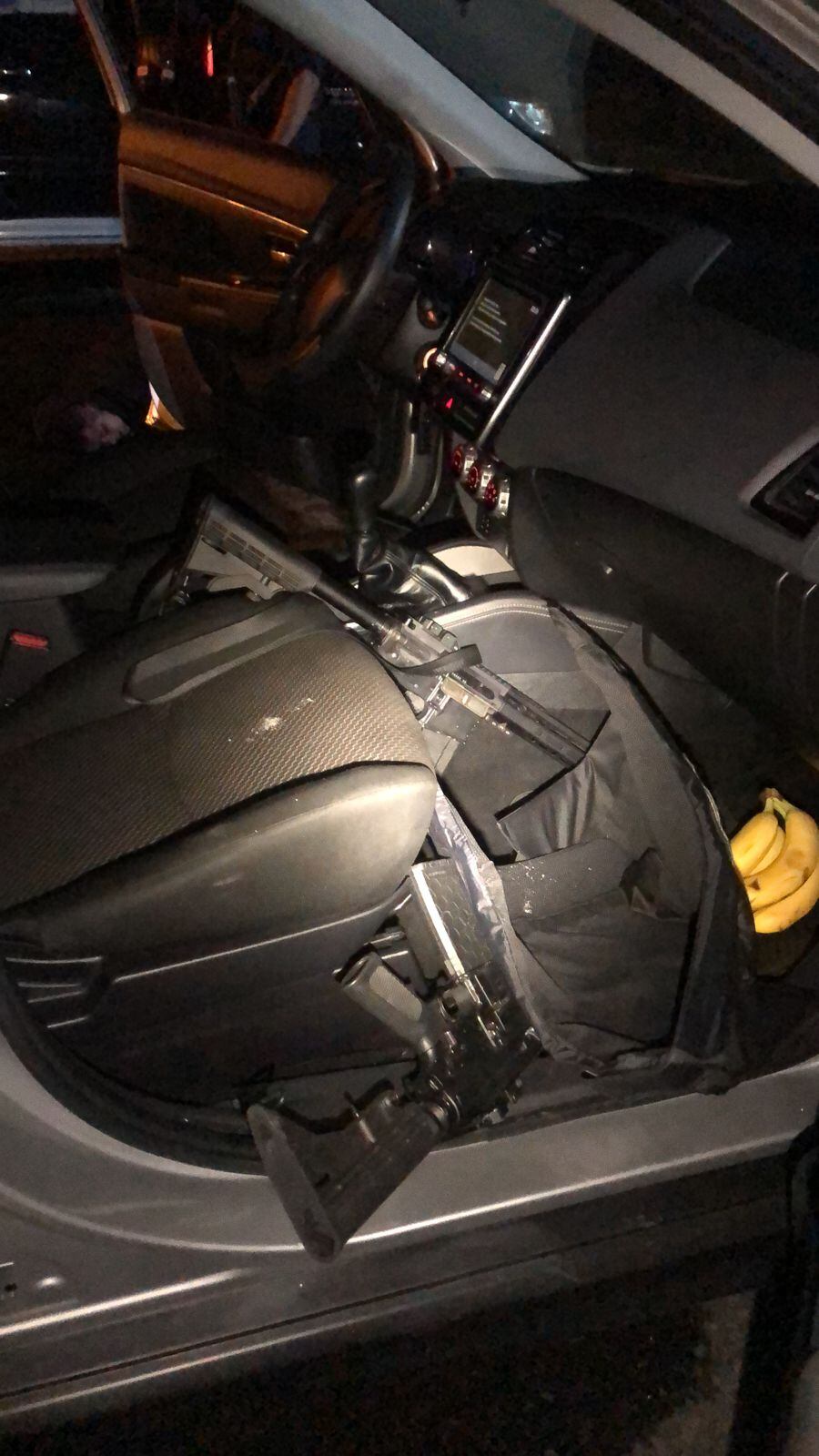 Detenidos por intento de tumbonazo en La Guácimo. Foto OIJ.