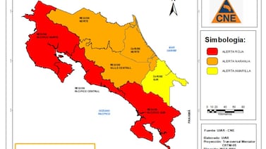 Declaran alerta roja para toda la región del Pacífico por fuertes lluvias de los próximos días