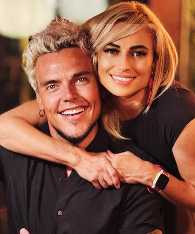 Eloy Mora y su novia Sara Vega