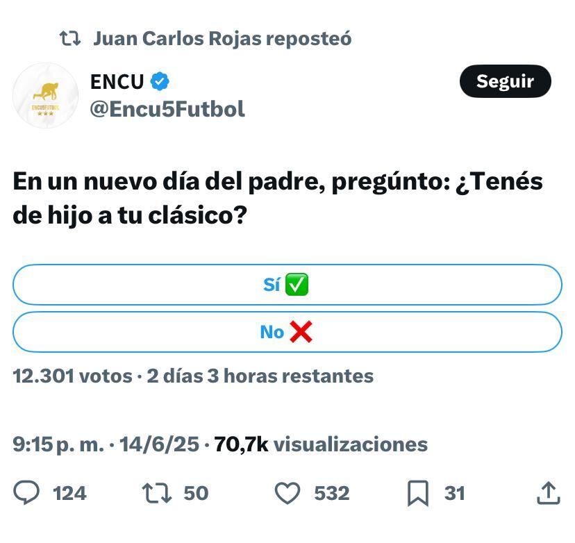 Juan Carlos Rojas compartió este mensaje para picar a Alajuelense.