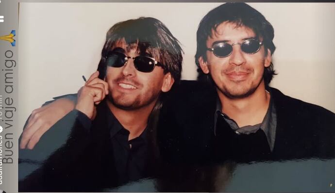 Adal Ramones y Memo del Bosque