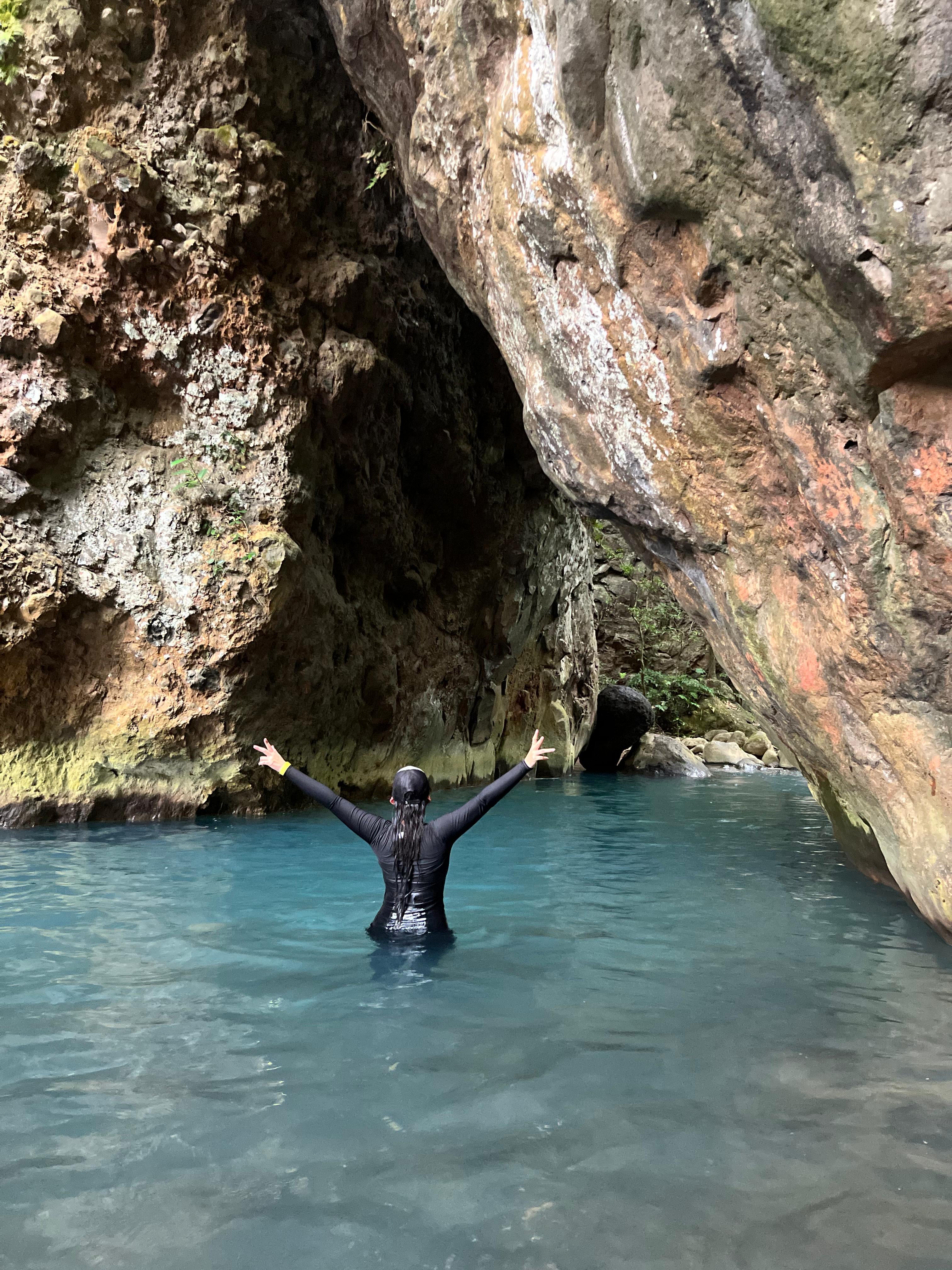 Karen Herrera Jiménez, de 31 años, murió por una cabeza de agua en catarata La Leona, en Curubamde de Liberia, Guanacaste. Foto: Adriana Porras Herrera para La Teja