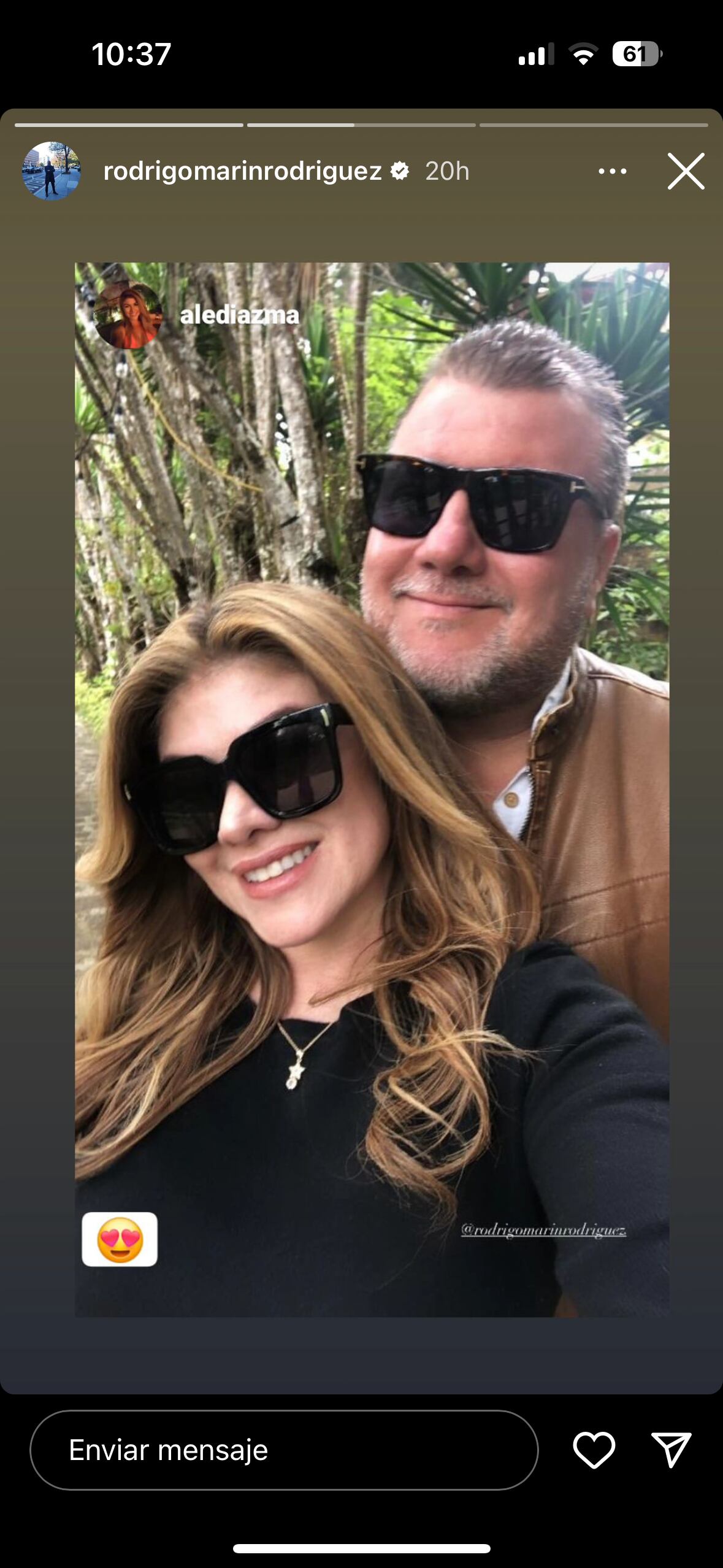 Nueva novia del doctor Rodrigo Marin