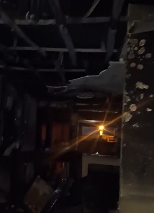 Incendio destruyó casa de los papás del jugador Cristopher Núñez.