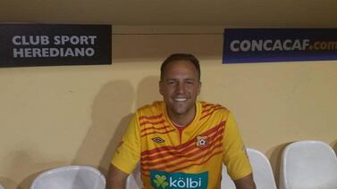 David Patey recibió una noticia que lo tiene más feliz que cuando el Herediano ganó la 31